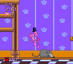 Pink Panther in Pink Goes to Hollywood (Japan) In game screenshot